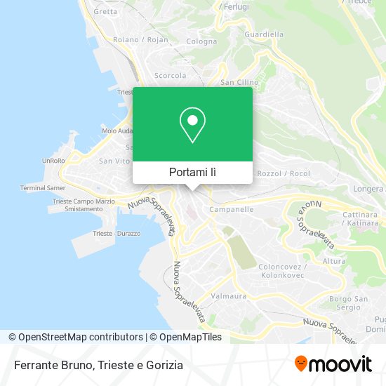 Mappa Ferrante Bruno