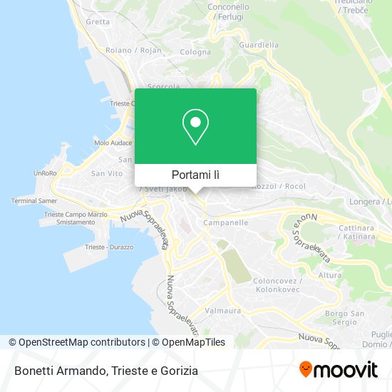 Mappa Bonetti Armando
