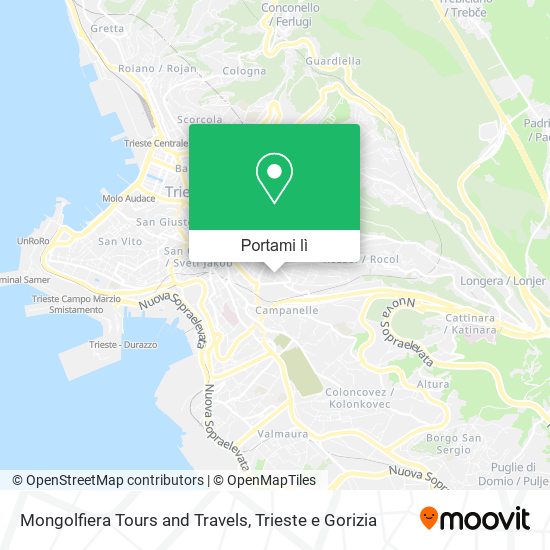 Mappa Mongolfiera Tours and Travels