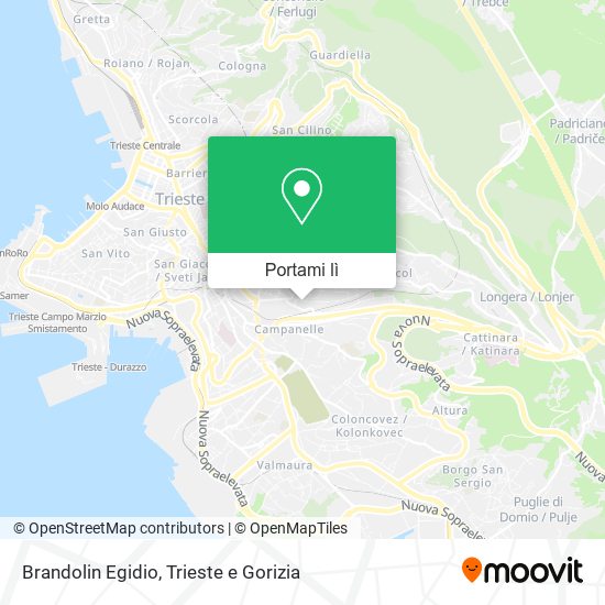 Mappa Brandolin Egidio