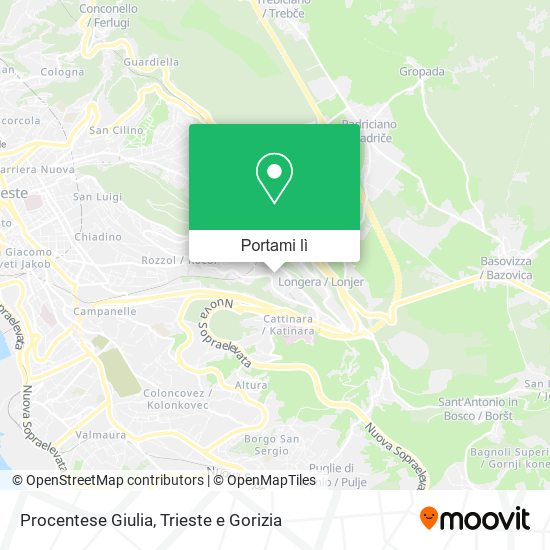 Mappa Procentese Giulia