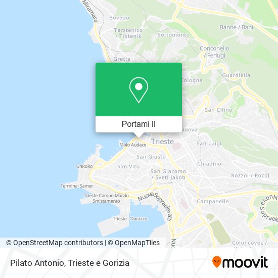 Mappa Pilato Antonio