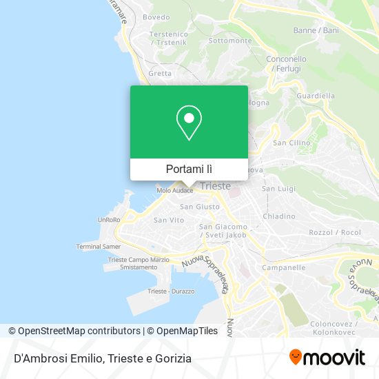 Mappa D'Ambrosi Emilio
