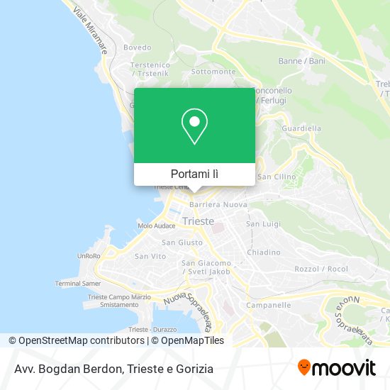 Mappa Avv. Bogdan Berdon