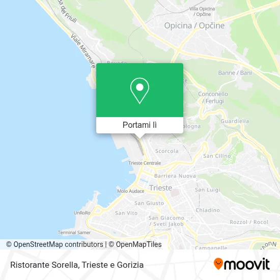 Mappa Ristorante Sorella