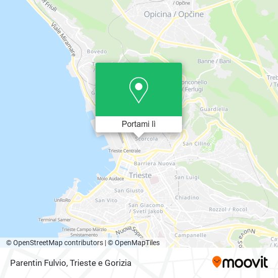 Mappa Parentin Fulvio