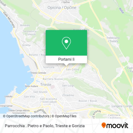Mappa Parrocchia . Pietro e Paolo