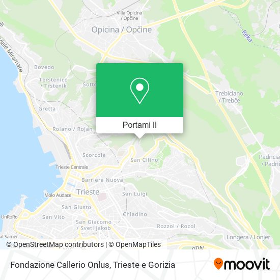 Mappa Fondazione Callerio Onlus