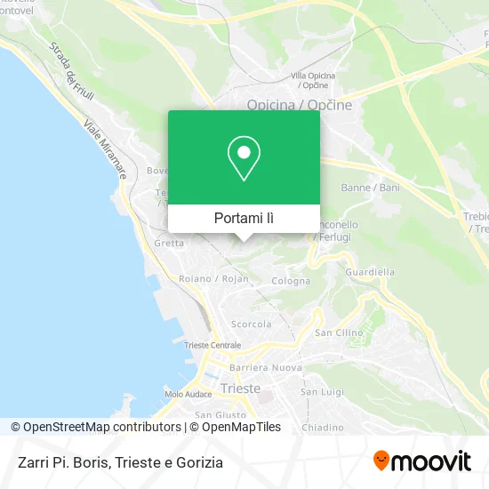 Mappa Zarri Pi. Boris