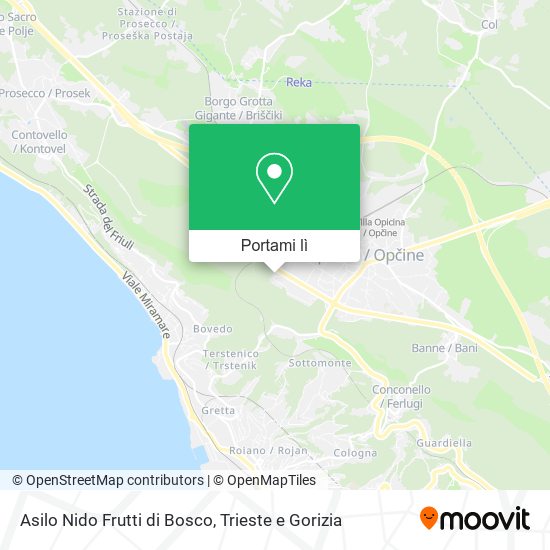 Mappa Asilo Nido Frutti di Bosco