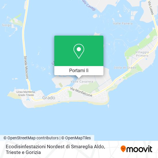 Mappa Ecodisinfestazioni Nordest di Smareglia Aldo
