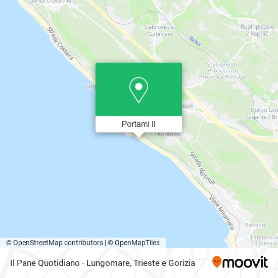 Mappa Il Pane Quotidiano - Lungomare