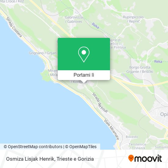 Mappa Osmiza Lisjak Henrik