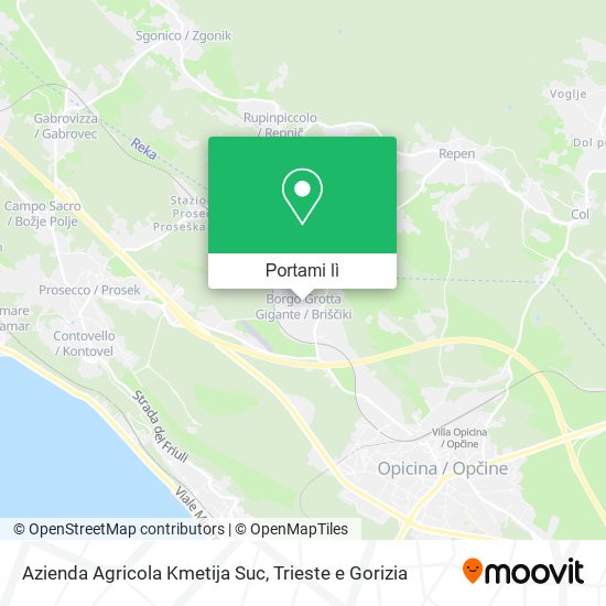 Mappa Azienda Agricola Kmetija Suc