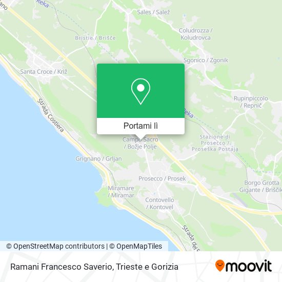 Mappa Ramani Francesco Saverio