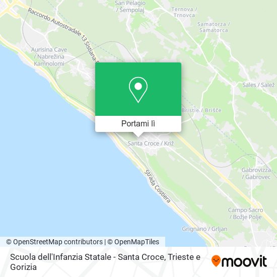 Mappa Scuola dell'Infanzia Statale - Santa Croce