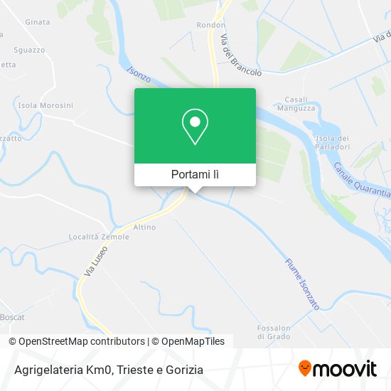 Mappa Agrigelateria Km0