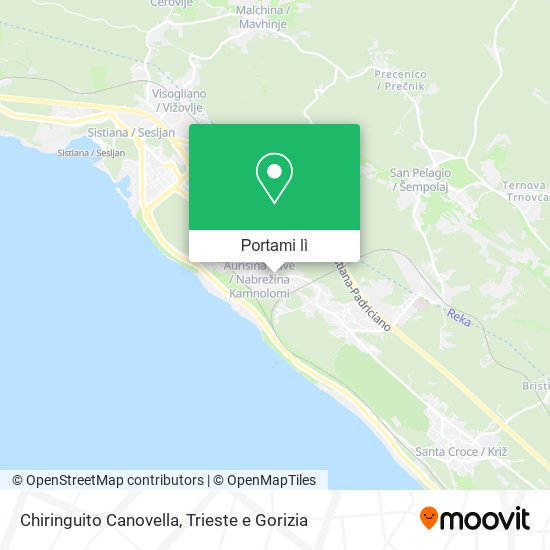 Mappa Chiringuito Canovella