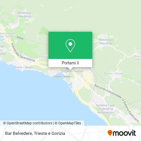 Mappa Bar Belvedere