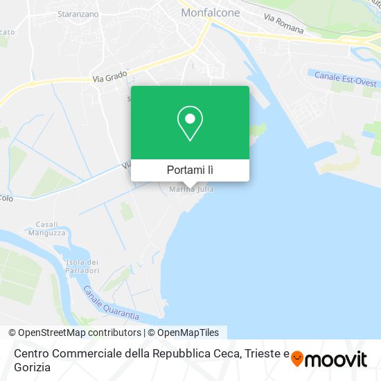 Mappa Centro Commerciale della Repubblica Ceca