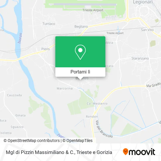 Mappa Mgl di Pizzin Massimiliano & C.