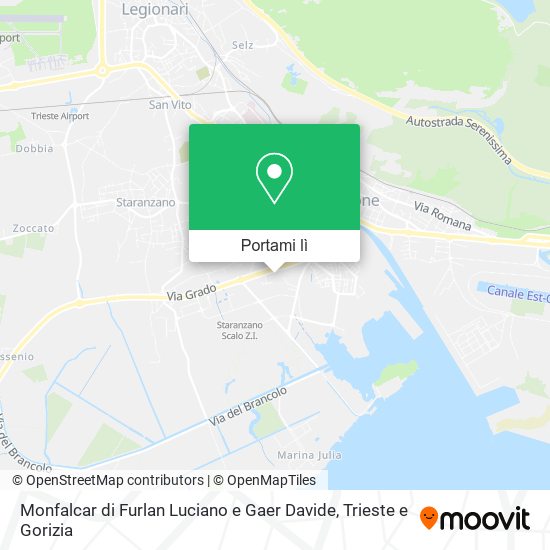 Mappa Monfalcar di Furlan Luciano e Gaer Davide