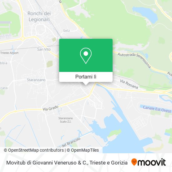 Mappa Movitub di Giovanni Veneruso & C.