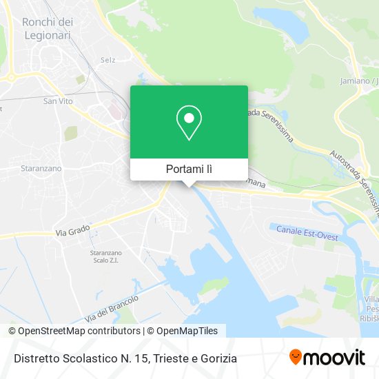 Mappa Distretto Scolastico N. 15
