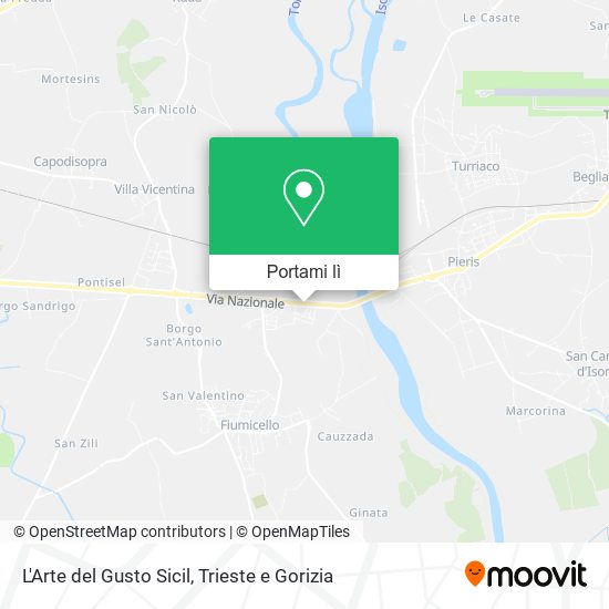 Mappa L'Arte del Gusto Sicil