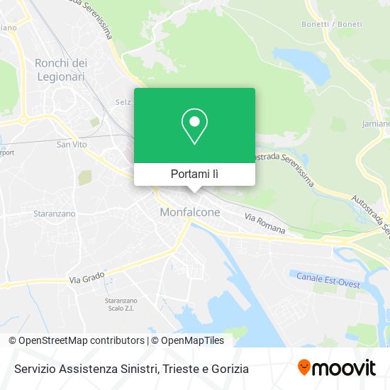 Mappa Servizio Assistenza Sinistri