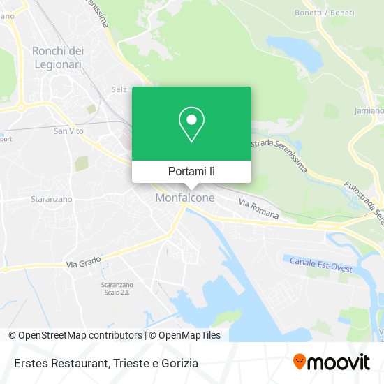 Mappa Erstes Restaurant