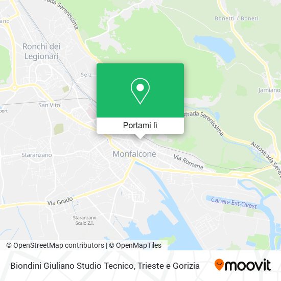 Mappa Biondini Giuliano Studio Tecnico