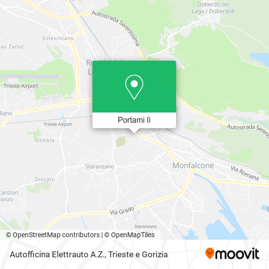 Mappa Autofficina Elettrauto A.Z.