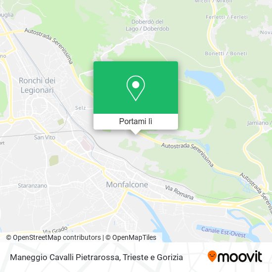 Mappa Maneggio Cavalli Pietrarossa