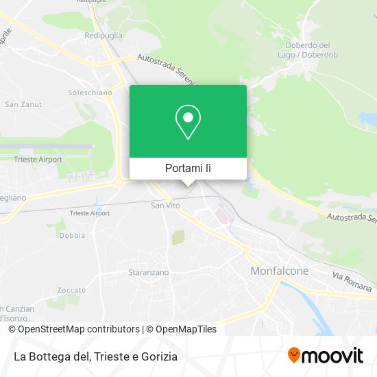 Mappa La Bottega del