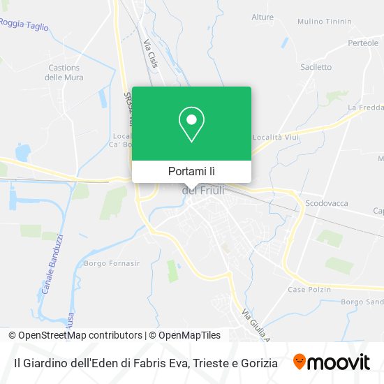 Mappa Il Giardino dell'Eden di Fabris Eva