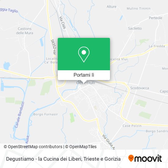Mappa Degustiamo - la Cucina dei Liberi