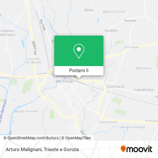 Mappa Arturo Malignani