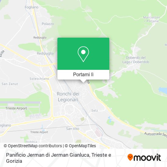 Mappa Panificio Jerman di Jerman Gianluca