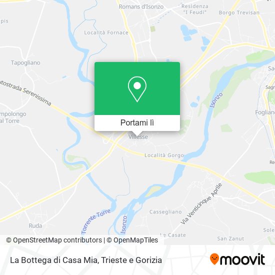Mappa La Bottega di Casa Mia