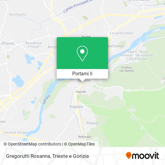 Mappa Gregorutti Rosanna