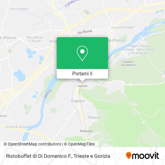 Mappa Ristobuffet di Di Domenico F.