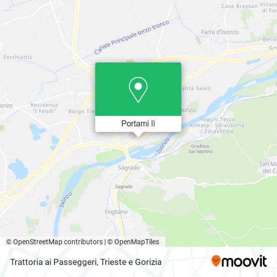Mappa Trattoria ai Passeggeri