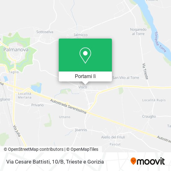 Mappa Via Cesare Battisti, 10/B