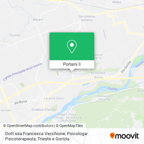 Mappa Dott.ssa Francesca Vecchione, Psicologa-Psicoterapeuta