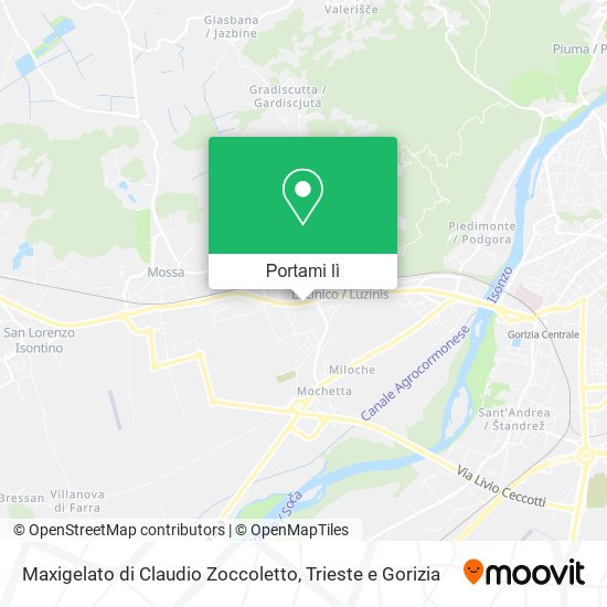 Mappa Maxigelato di Claudio Zoccoletto