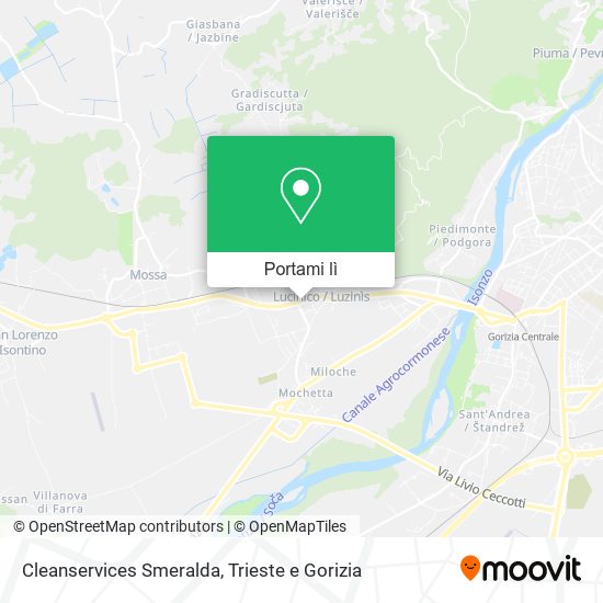 Mappa Cleanservices Smeralda