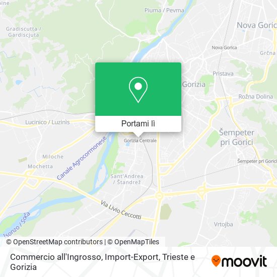 Mappa Commercio all'Ingrosso, Import-Export