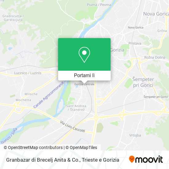 Mappa Granbazar di Brecelj Anita & Co.
