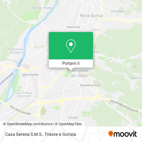 Mappa Casa Serena S.M.S.